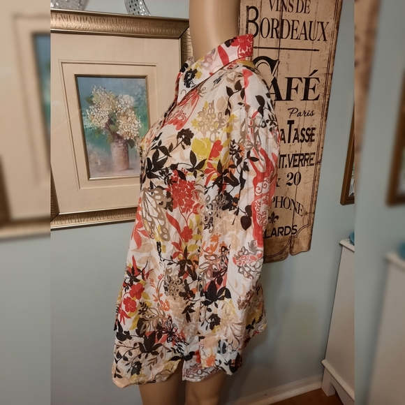 Alfred Dunner floral top - Picture 5 of 12